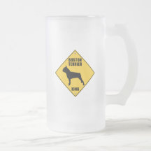 Boston Terrier croisant le signe (XING) Tasse À Café