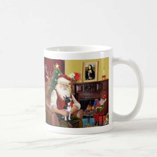 Boston Terrier de Père Noël Tasse À Café