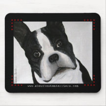Boston Terrier Mousepad Tapis De Souris