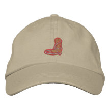 Botte et corde chapeau brodé