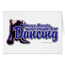 Bottes de danse cartes