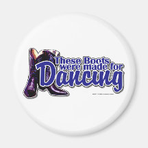 Bottes de danse magnets pour réfrigérateur
