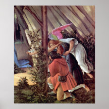 Botticelli-Naissance de petit groupe du Christ (na Posters