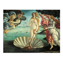 Botticelli - naissance de Vénus Carte Postale