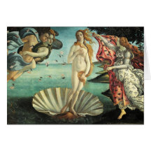 Botticelli - naissance de Vénus Cartes De Vœux