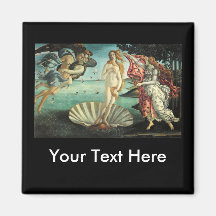Botticelli - naissance de Vénus Magnets Pour Réfrigérateur