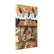 Botticelli - naissance du Christ (naissance mystiq Toiles Tendues Sur Châssis