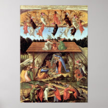 Botticelli-Naissance du Christ (naissance mystique Posters