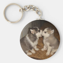 bouche acérée de chiens de chien porte-clefs