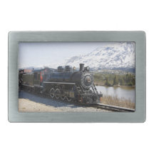 Boucle blanche de train de passage boucle de ceinture
