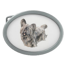 Boucle de ceinture de chien de Skye Terrier