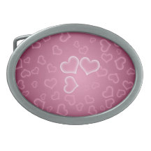 Boucle de ceinture de coeurs