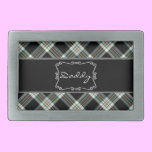 Boucle de ceinture élégante de papa de tartan boucles de ceinture