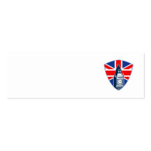 Bouclier britannique de drapeau de Big Ben Cartes De Visite Professionnelles