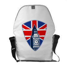 Bouclier britannique de drapeau de Big Ben Sacoches