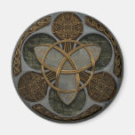 Bouclier celtique de trinité magnets pour réfrigérateur