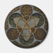 Bouclier celtique de trinité magnets pour réfrigérateur