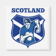 bouclier courant de drapeau de l'Ecosse de boule d Magnets