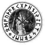 Bouclier de Freya Horloges Murales