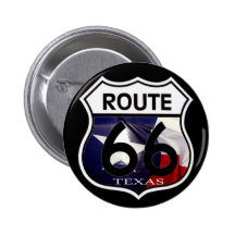 Bouclier de l'itinéraire 66 de drapeau du Texas Badge