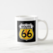 Bouclier de l'itinéraire 66 du Nouveau Mexique Mugs À Café