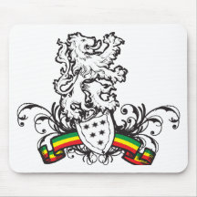Bouclier de Rasta Tapis De Souris
