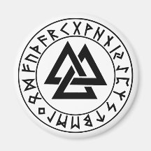 bouclier de Rune de Tri Triangle d'aimant