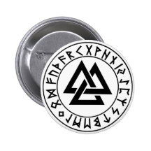 bouclier de Rune de Tri Triangle de bouton Badge