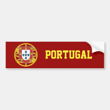 Bouclier portugais autocollant pour voiture