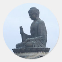 Bouddha Autocollants Ronds