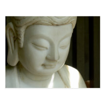 Bouddha de marbre carte postale