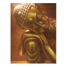 Bouddha de sommeil carte postale