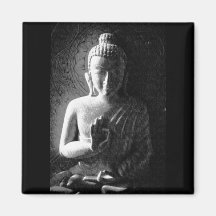 Bouddha découpé par monochrome aimant