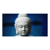 Bouddha - éclairé photocarte
