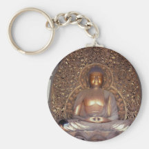 Bouddha en bronze porte-clés