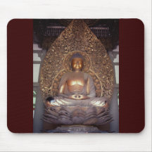 Bouddha en bronze tapis de souris