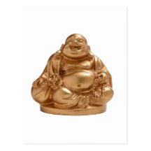 Bouddha heureux carte postale