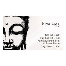 Bouddha Modèle De Carte De Visite