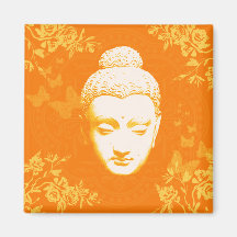 Bouddha paisible aimant pour réfrigérateur