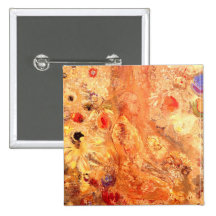 Bouddha par le peintre symboliste Odilon Redon Badge Avec Épingle