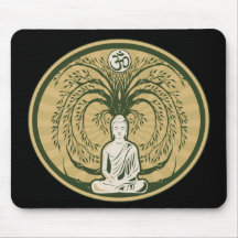 Bouddha sous l'arbre de Bodhi Tapis De Souris