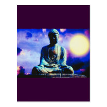 Bouddha surréaliste cartes postales