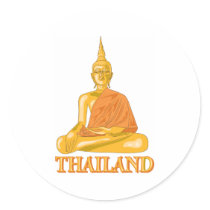 Bouddha Thaïlande autocollants
