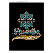 Bouddha vivent le Dharma Cartes De Vœux
