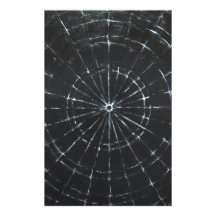 Boudine noire (minimalisme noir) papier à lettre personnalisable