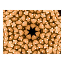 Bougies de kaléidoscope cartes postales