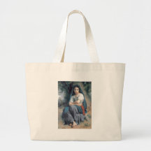 Bouguereau - La petit Tricoteuse Sacs