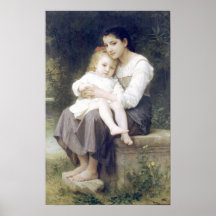 Bouguereau - La Soeur Ainee Posters