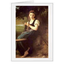 Bouguereau - Tricoteuse Cartes