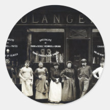 Boulangerie 1900 parisienne autocollant